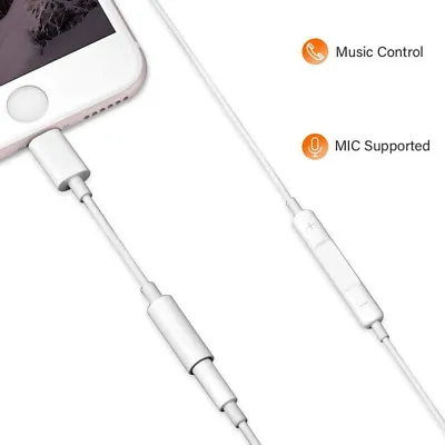 Genuine OEM Apple 8PIN USB To 3.5mm Headphone Jack Cable IPhone 7+8+XrXS MAX • $31.34