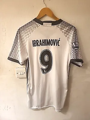 Manchester United 2016/17 Away Ibrahimovic 9 Shirt Size Adult M Read Condition • £23