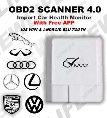 $44.99 • Buy NEW GEN 4 OBD-II ACTIVE CAR HEALTH MONITOR SCANNER Mercedes Audi Jaguar Porsche