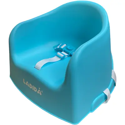 Blue Booster Seat For Dining Chairs Child Feeding Seat For Table 6+MONTHS • £16.99