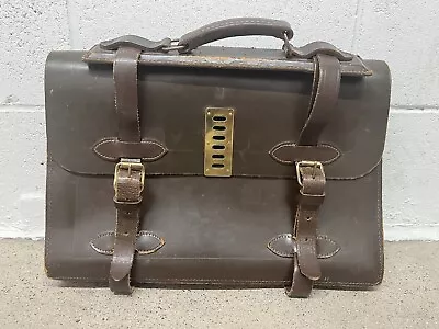 Vtg  Military Leather Briefcase Bag Type II KK -B-650A US Pilots • $74.99