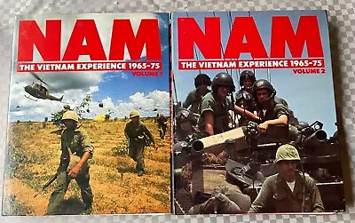 NAM The Vietnam Experience  1965 - 75 Volumes 1 & 2 Complete Collection • £40