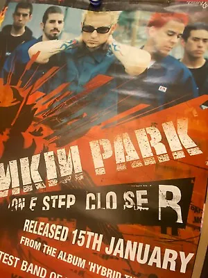 Rare LINKIN PARK - ONE STEP CLOSER Rare Promo Poster For Single + Concert • £10