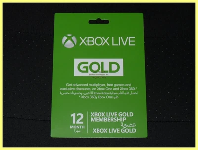 $49.50 • Buy Microsoft Xbox Live 12 Month Gold Membership Card 52m-00312 Tested Working In Us