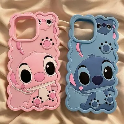 £11.99 • Buy Cartoon Gifts Stitch Angel Phone Case Phone Cover Phone Protection Cases Gift