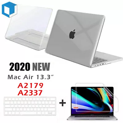 $14.99 • Buy Fr 2020 MacBook Air 13.3  (M1) A2179 A2337 Clear Crystal Snap On Hard Case Cover