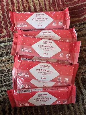 £23.95 • Buy EXANTE MEAL REPLACEMENT STRAWBERRY JAM & YOGHURT BAR,x 10,,FREE POSTAGE