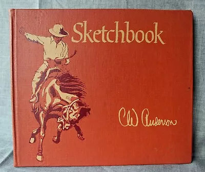 SKETCHBOOK By C.W. Anderson Vintage Horse Book Ex Libris Excellent Illustrations • $25