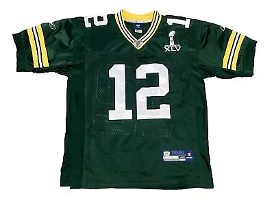 Aaron Rodgers — Green Bay Packers Super Bowl XLV Reebok Stitched Jersey Size 48  • $39.99