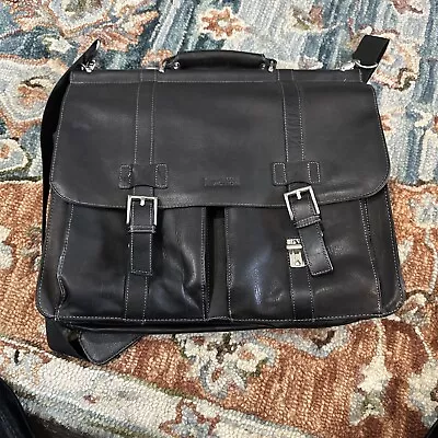 Mens Leather Briefcase Shoulder Bag • $23.96