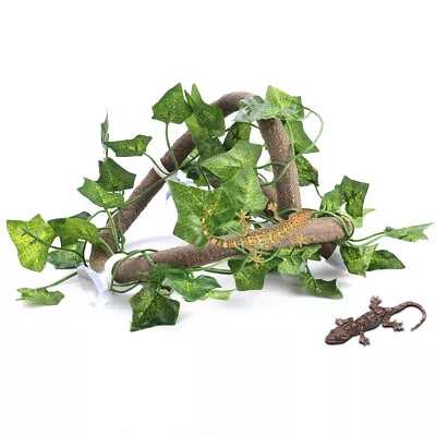 Life-like Rattan Reptile Flexible Branch Reptile Climbing Branch For Chameleons • £17.69