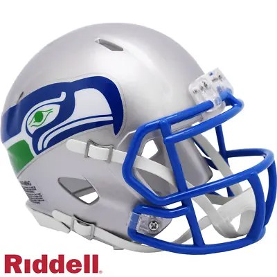 *sale* Seattle Seahawks 1983-2001 Throwback Speed Mini Nfl Football Helmet! • $34.88