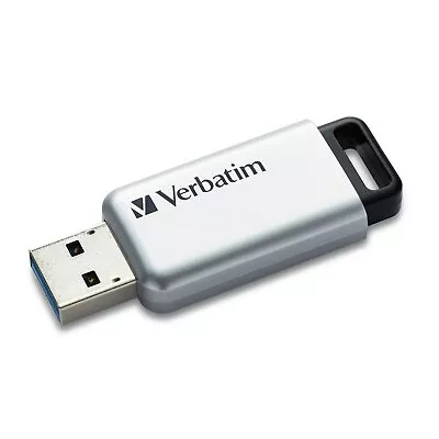 Verbatim 64gb Store'n' Go Secure Pro Usb 3.0 Flash Drive With Aes 256 Hardware • $66.31