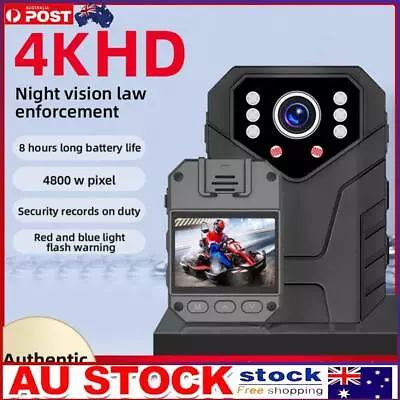 1080P HD Body Camera Security Guard Night Vision Mini Camcorders With Back Clip • $46.09
