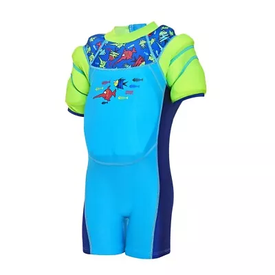Zoggs Sea Saw Water Wings Floatsuit Age 4-5 Boys Life Swimming Jacket RRP £35 • £19.97