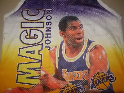 Vintage Starter Los Angeles Lakers Magic Johnson Tank Top Shirt Medium M • $47.99