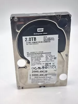 WD WD2000FYYZ 3.5  2TB Enterprise Class Hard Drive HDD WD Re Sata 64MB Cache • £34.99