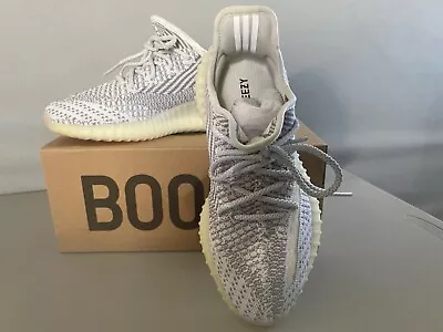 ADIDAS YEEZY BOOST 350 V2 SIZE 6 STATIC WHITE GREY EF2905 Great Condition • $249