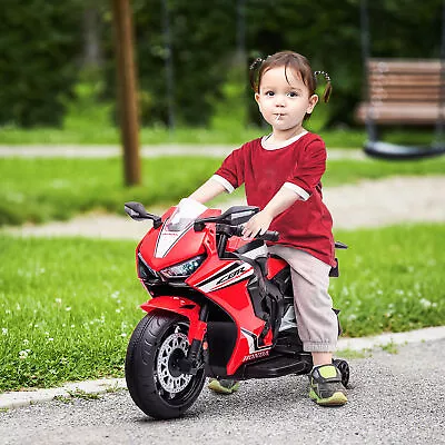 £74.99 • Buy Honda Licensed 6V Kids Electric Motorbike Ride On Car For 3-5 Years Red