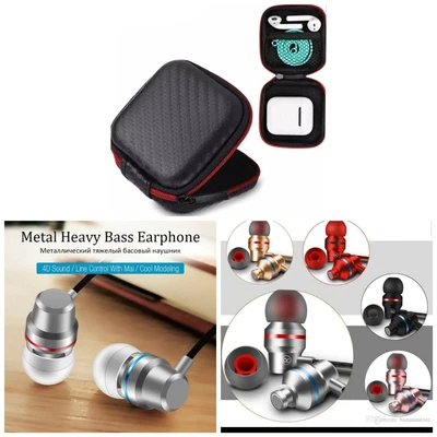 £5.99 • Buy High Quality In-Ear Earphone Stereo Headphone Super Bass Metal Earbuds With CASE