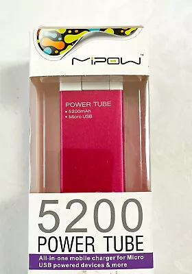 Mipow Power 5200mAh Simple Tube Phone Charger - Red • $14.99