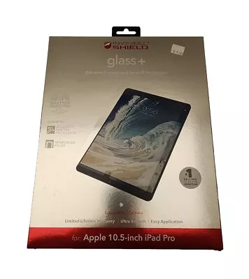ZAGG IPad Air 3rd Gen & Pro 10.5” Screen Protector InvisibleShield Glass+ New • $12.99