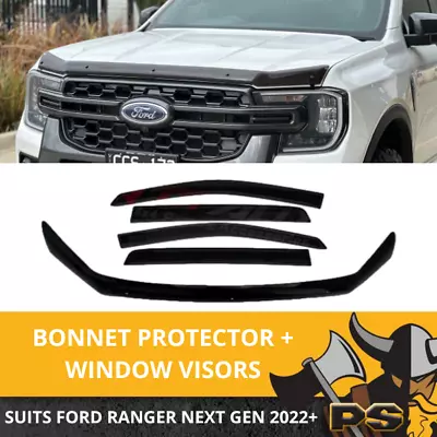 Bonnet Protector Window Visor Weather Shield For Ford Ranger  Next Gen 2022+ • $149