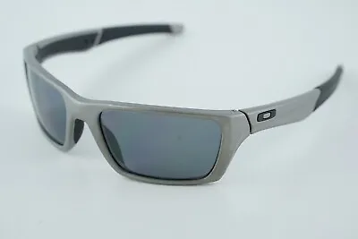 Oakley JURY OO4045-05 Distressed Silver/Black Iridium Polarized Sunglasses 61-17 • $150