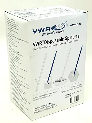 SEALED 300 PACK - VWR 80081-190 Spatula Disposable Double Ended W/ Spoon & Scoop • $29.99