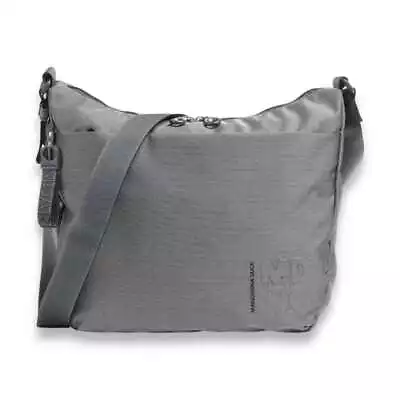 Fashion Shoulder Bag MANDARINA DUCK MD20 Smoked Pearl Women's Grey P10QMT2013D • $217.22