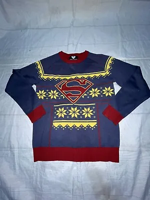 $24.99 • Buy Superman Christmas Sweater Large