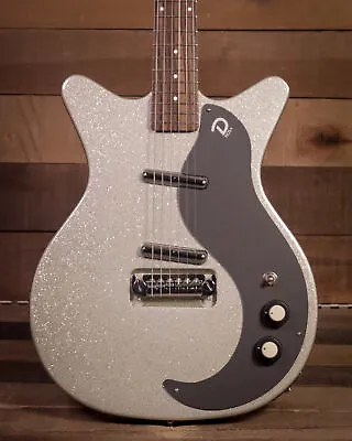 Danelectro D59 MOD New Old Stock Silver Metal Flake • $569