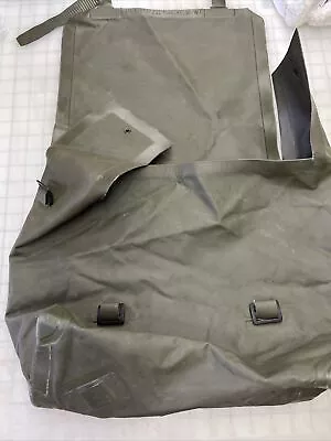 Vintage Swiss Military Pack Rubberized Waterproof Bag S3-B14 • $50