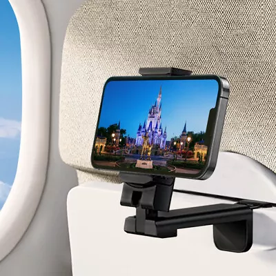 Universal Portable Travel Folding Airplane Desk Flight Flying Phone Holder Stand • $7.95