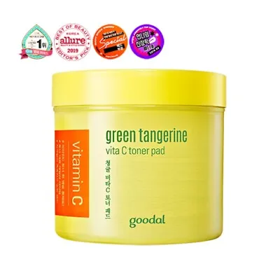 [Goodal] Green Tangerine Vita C Toner Pad 70 Sheets/140ml Korea Cosmetic Beauty • $20.50