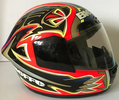 Max Biaggi Hand Signed Bieffe Replica Helmet. • $1151.85