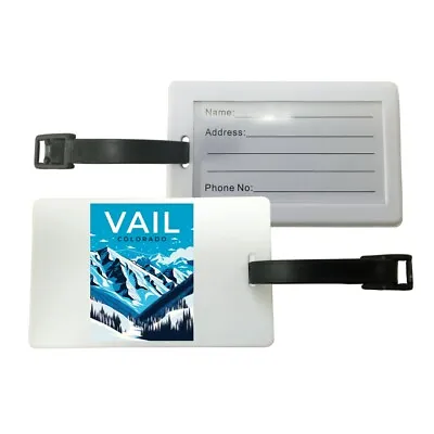 $21.67 • Buy Vail Colorado Souvenir Luggage Tag 2-Pack
