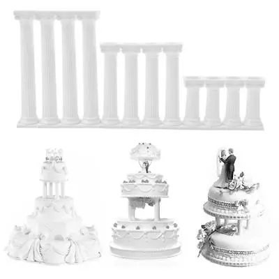 Grecian Pillars Wedding Cake Tier Separator Support Stand Decor SPM • £6.47