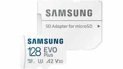 Samsung Evo Plus 128GB MicroSDXC 130MB/s V30 Memory Micro SD Card With Adapter • $23.99