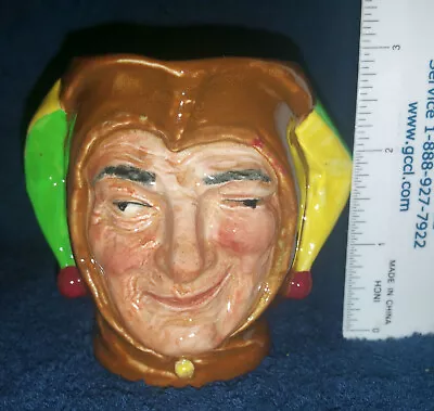 Vintage 3  Royal Doulton Toby Jug “Jester Fool Court” Made In England • $19.95