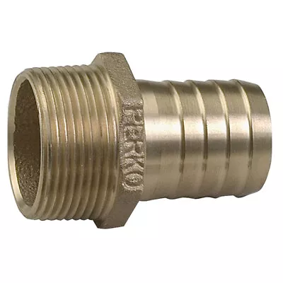 Perko 1-1/2 Pipe To Hose Adapter Straight Bronze MADE IN THE USA • $41.22