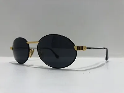 £165.36 • Buy Vintage GIANFRANCO FERRE GFF 314 Sunglasses M. 314 C. HU6 Black & Gold Italy