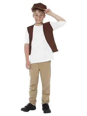 Child Victorian Poor Boy Urchin Set  Yorkshire Fancy Dress Party Costume • £8.25