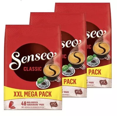 Senseo Classic Coffee Pads - 48 Pads Per Bag - Set Of 3 Bags = 144 Pads • £18.47