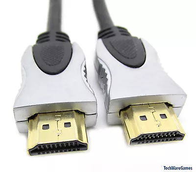 2M HDMI To HDMI Lead Cable For Xbox 360 PS3 PS4 LCD TV Ver 2.0 With Ethernet One • £3.89