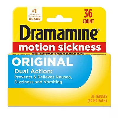 Original Motion Sickness Relief 36 Count • $18.95