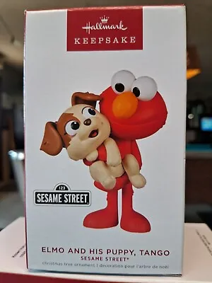 2022 Hallmark Keepsake Ornament Sesame Street  Elmo And His Puppy Tango  NEW • $16.89