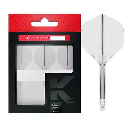 Target Darts K-Flex Flight System No2 - Clear • £11.49