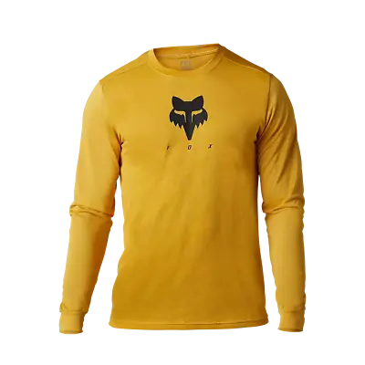 Fox Racing Ranger Tru Dri Long Sleeve MTB Jersey - Daffodil • $51.99