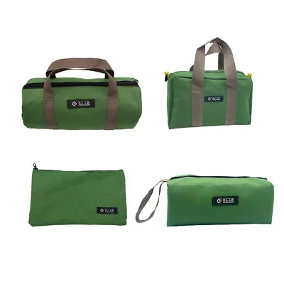 Heavy Duty Canvas Tool Bag With Metal Zipper Muti-Purpose Portable Waterproof • $9.79